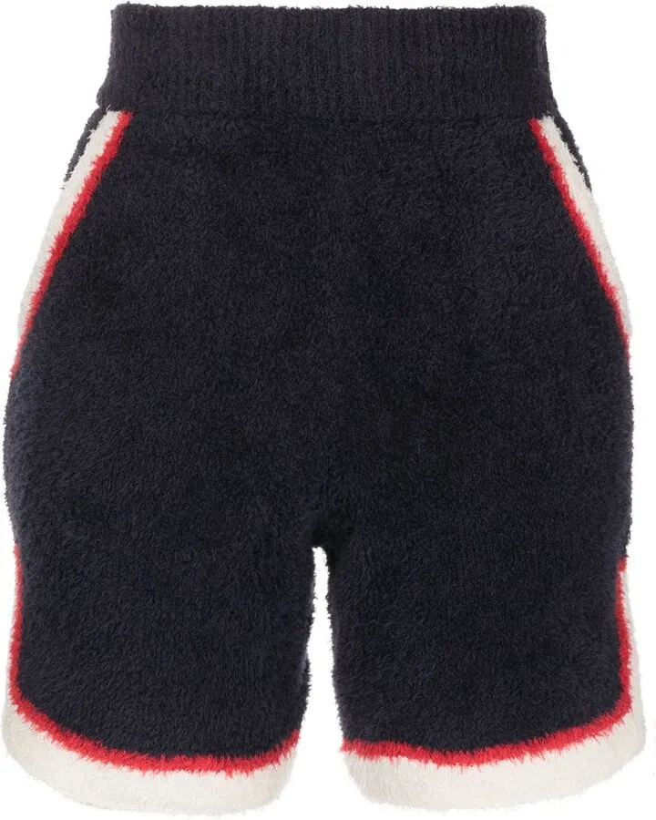 Side-Stripe Towelling Shorts