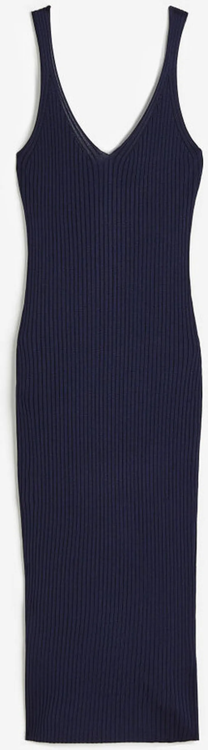 Rib-knit Bodycon Dress