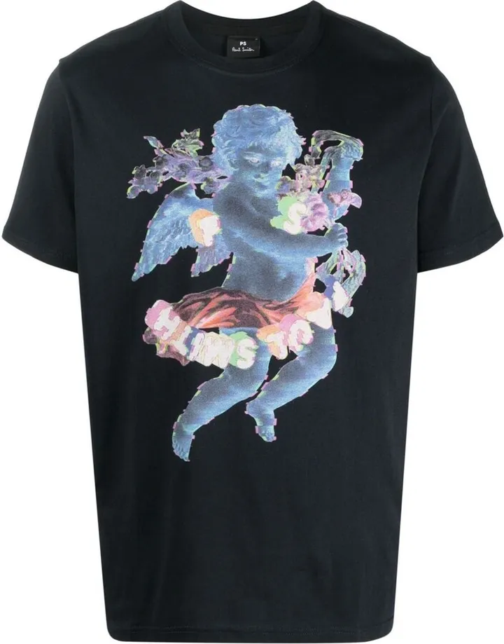 graphic-print short-sleeved T-shirt