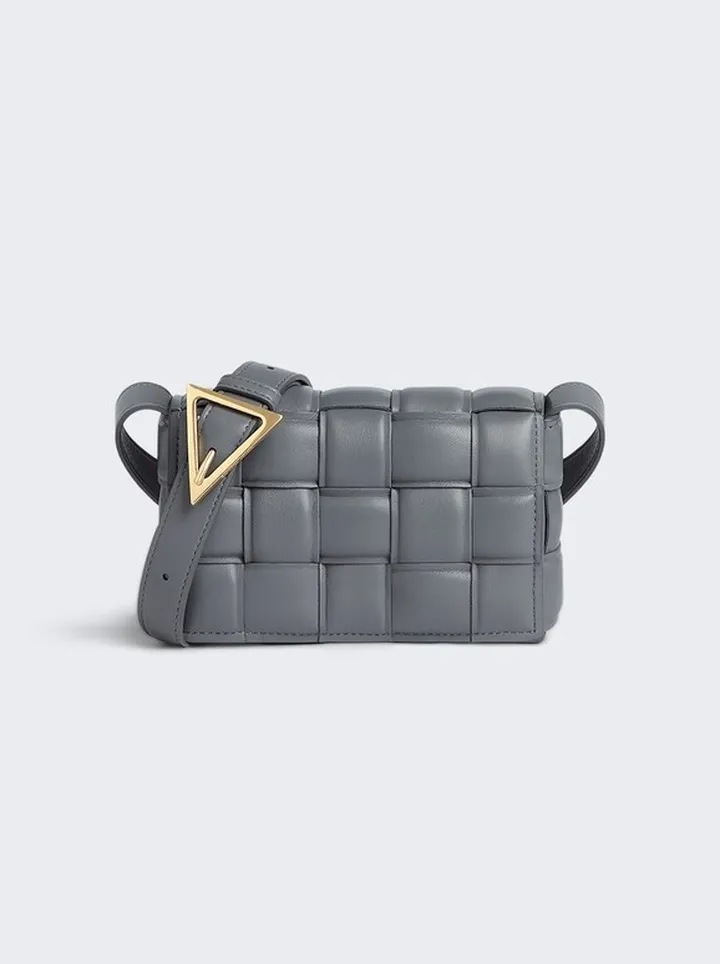 Mini Cassette Crossbody Bag Thunder and Gold