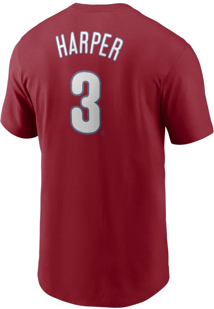 Nike Men's Bryce Harper Philadelphia Phillies Name and Number Player T-Shirt