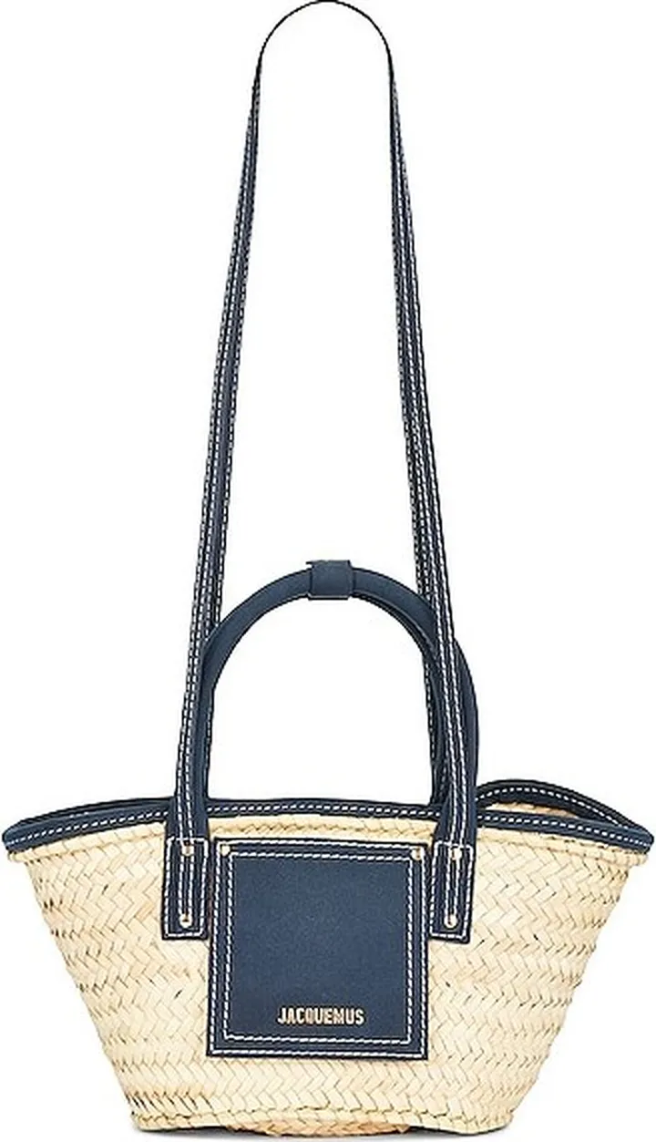 JACQUEMUS Le Petit Panier Soli Bag in Navy