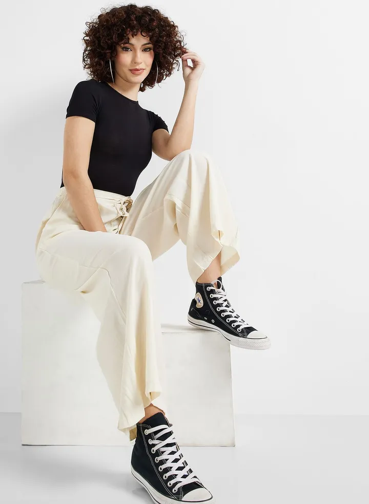 Wide Leg Casual Pants