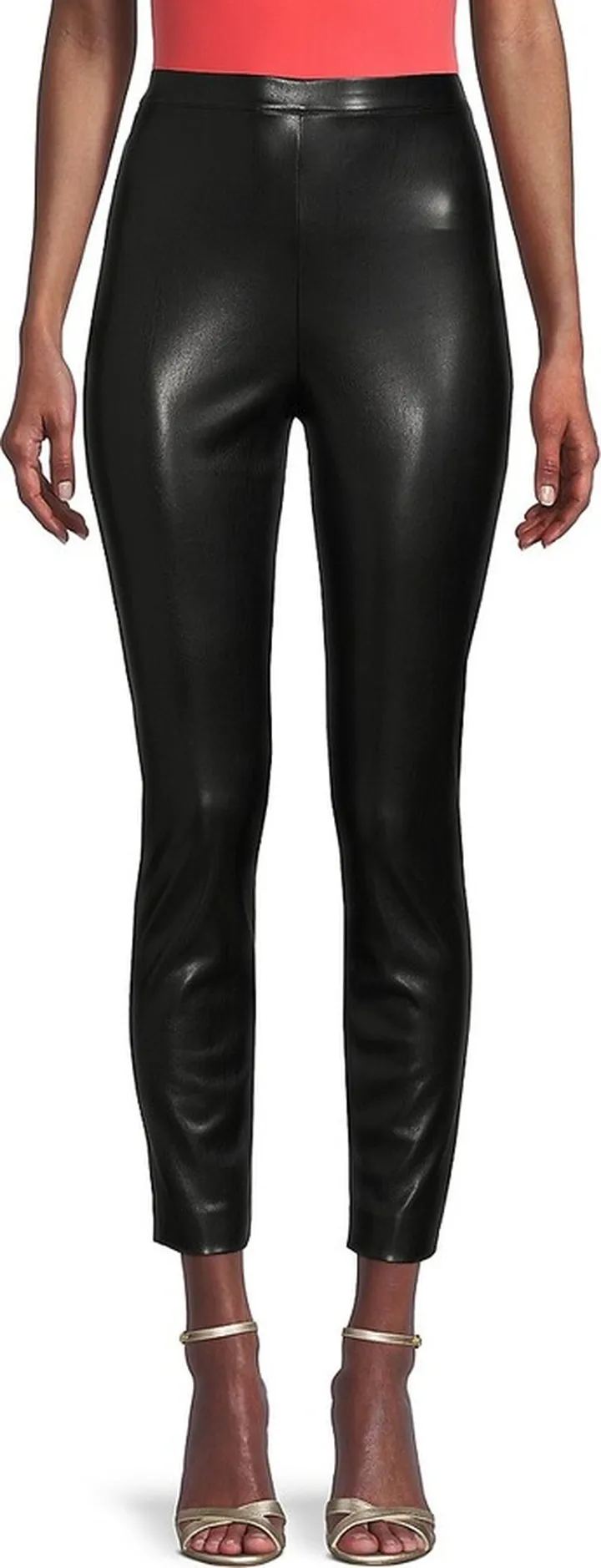 Faux Leather Ankle Leggings