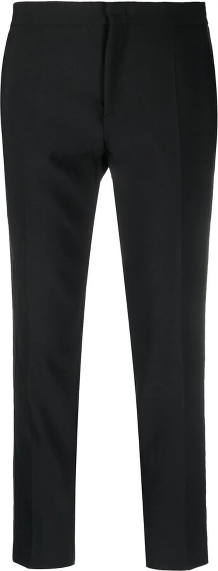 Cropped Straight-Leg Trousers