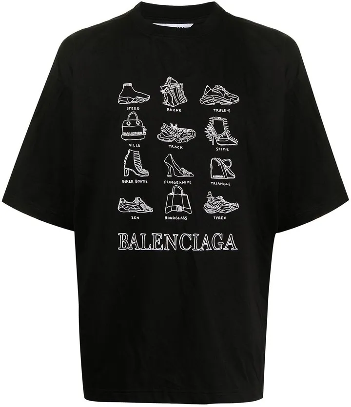 printed oversized T-shirt