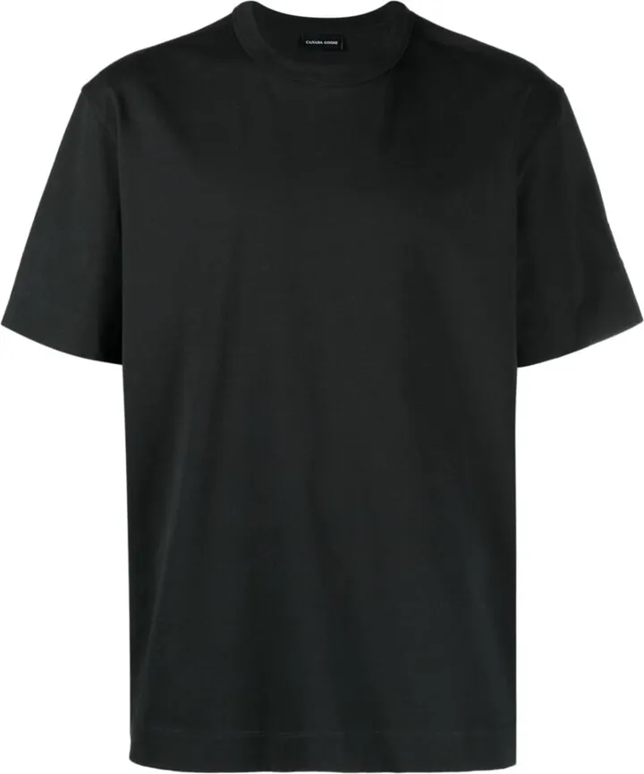 logo-patch cotton T-shirt