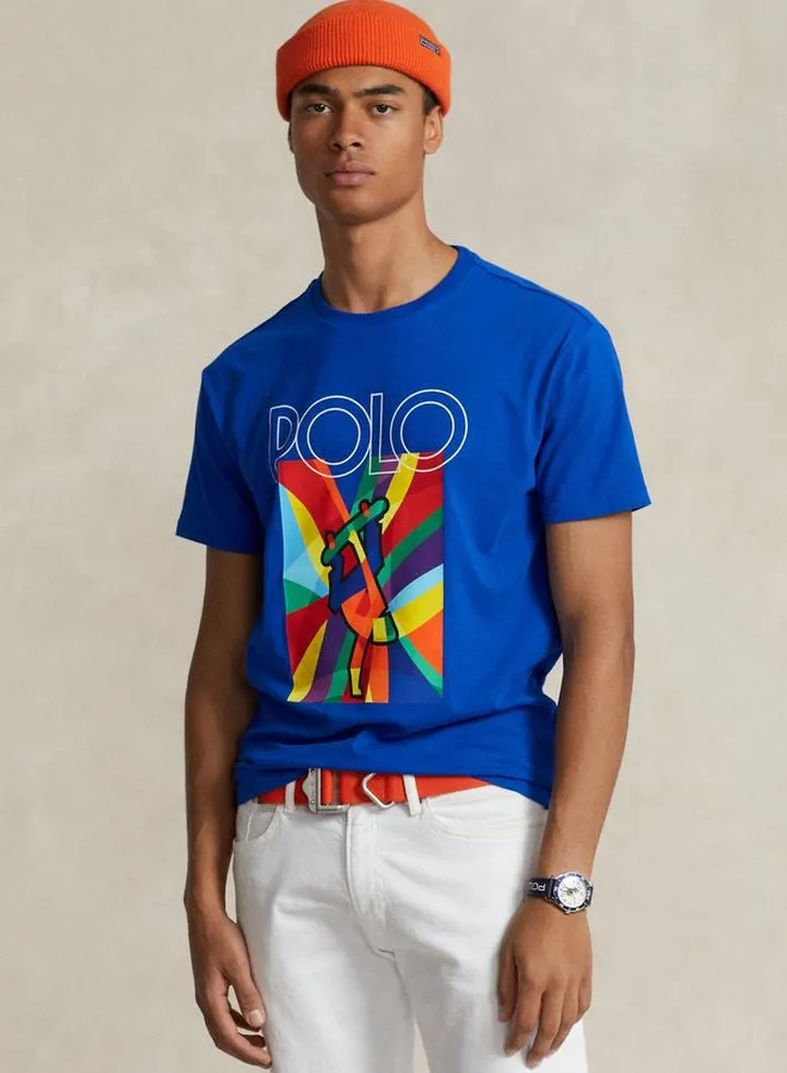 Classic Fit Logo Jersey T-Shirt