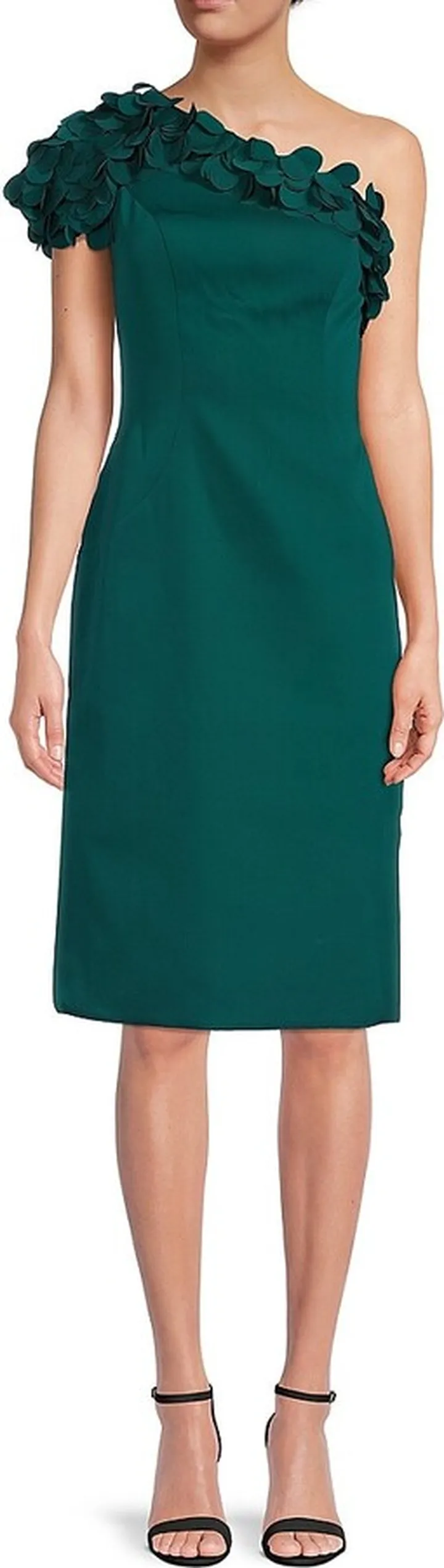One Shoulder Sheath Dress