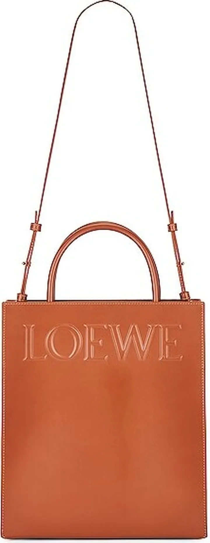 Loewe Standard A4 Tote Bag in Tan