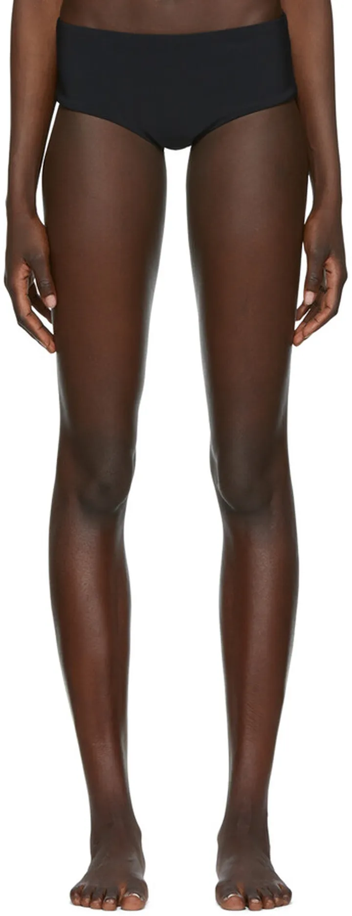 The Row SSENSE Exclusive Black Abbeta Bikini Brief
