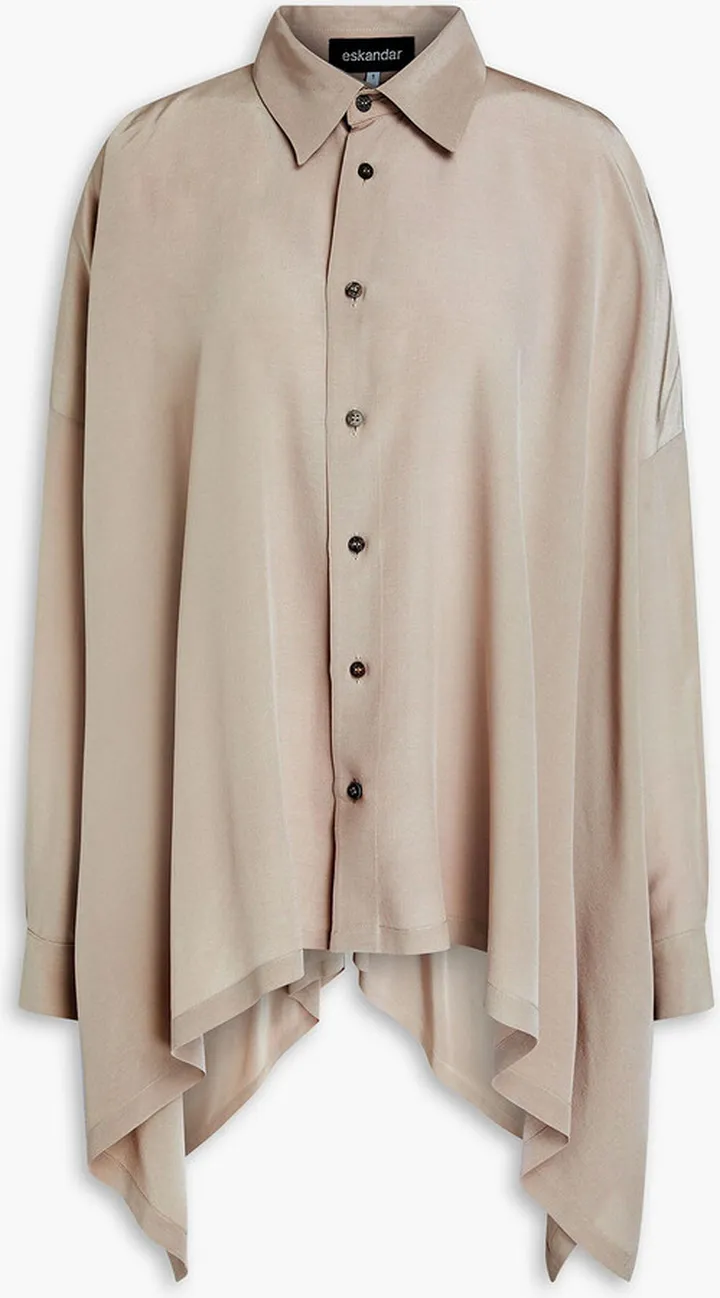 Silk crepe de chine shirt