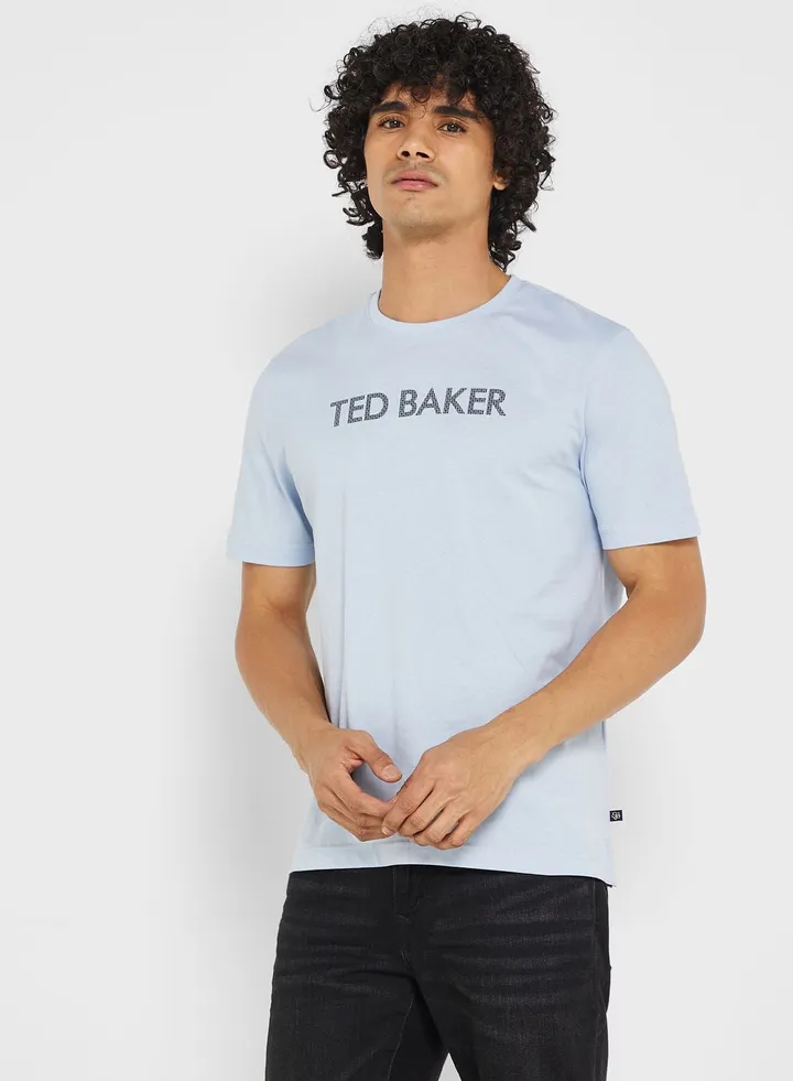 Slogan Crew Neck T-Shirt