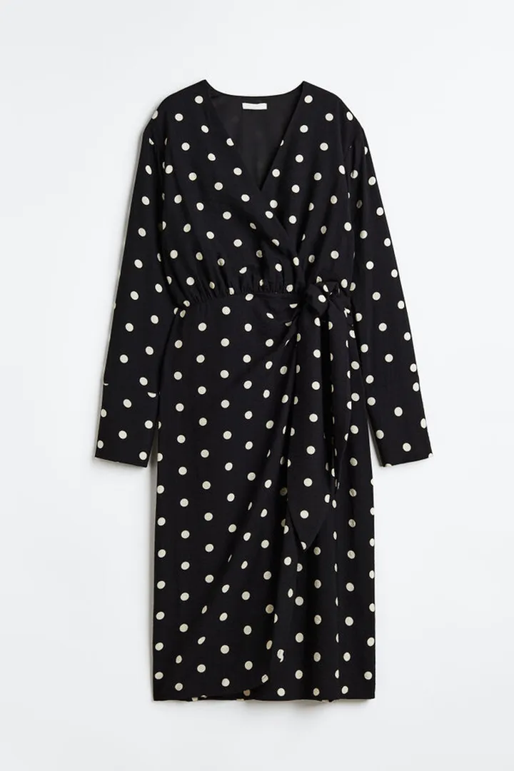 Tie-detail Wrap Dress