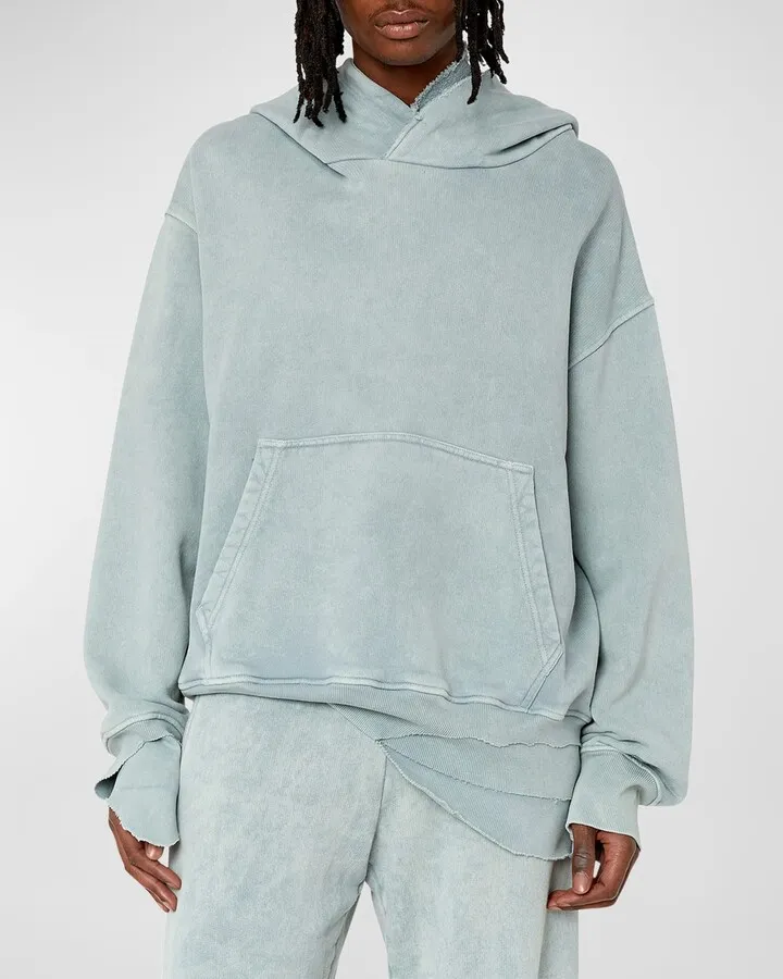 Men's S-Topper Faded Double-Layer Sweatshirt