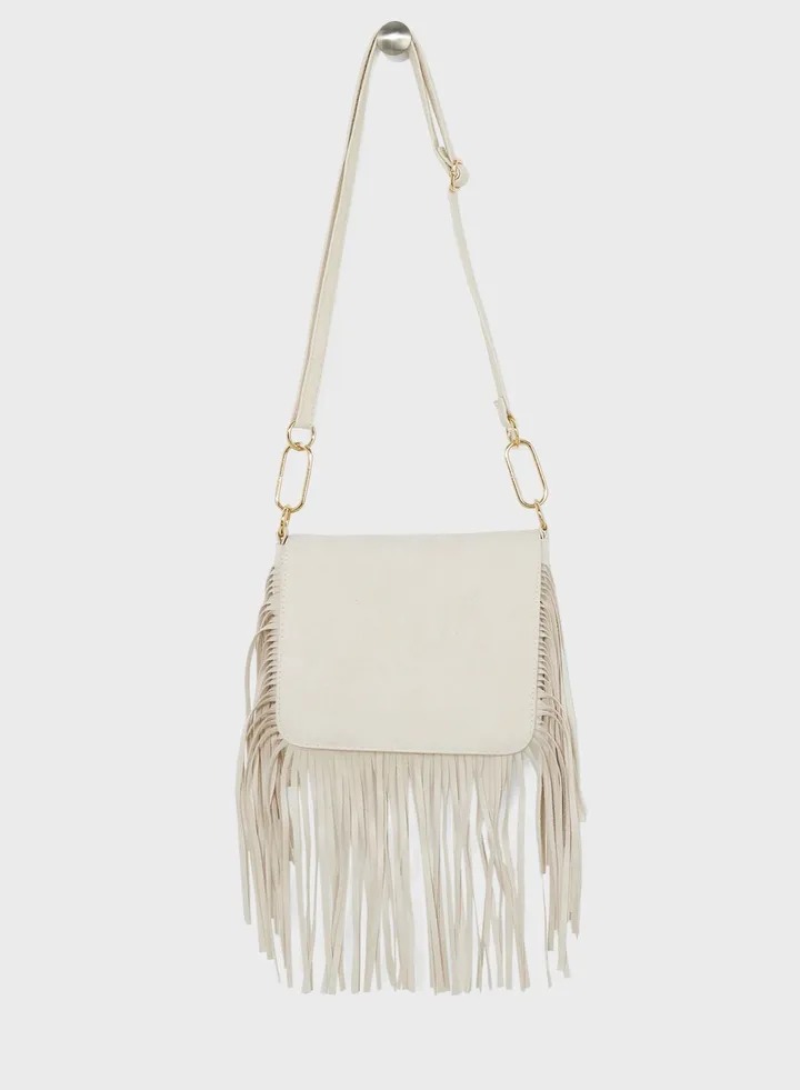 Small Fringe Messenger Crossbody