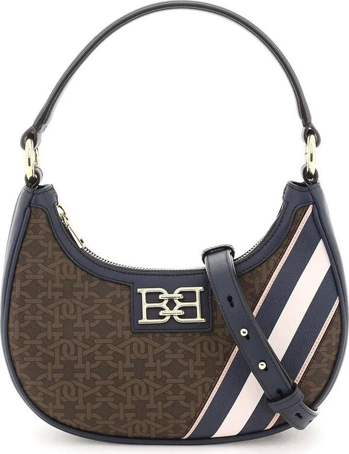 Bally Bleyr All-Over Logo Print Shoulder Bag