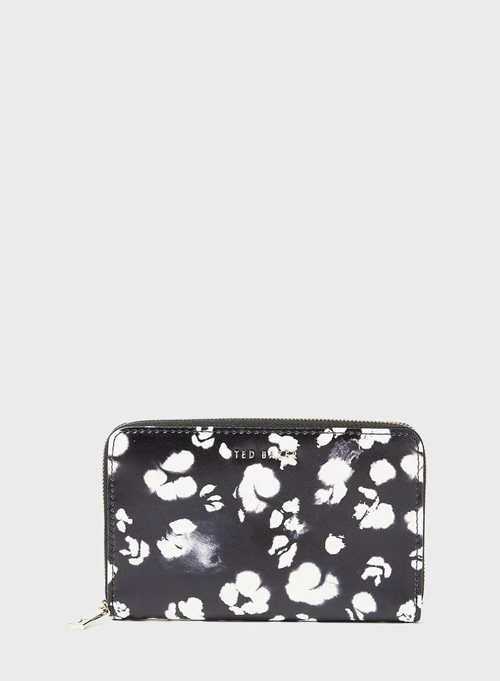 Nocturnal Zip Around Midi Clutch