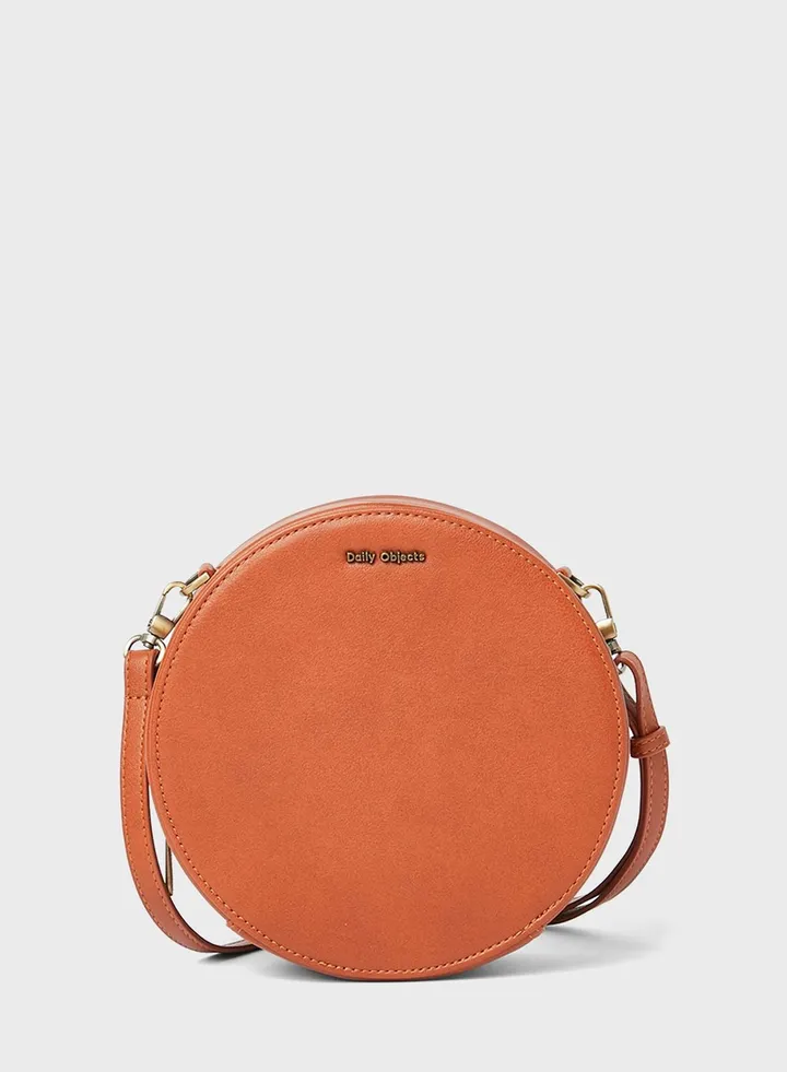Vegan Leather Orbis Crossbody Bag