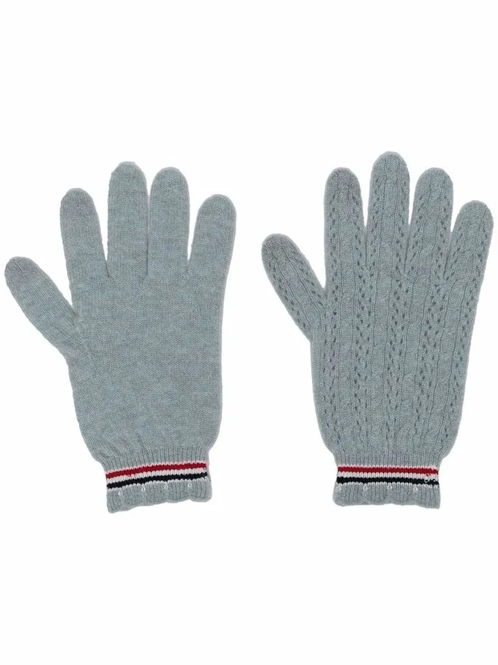 RWB touchscreen knitted gloves