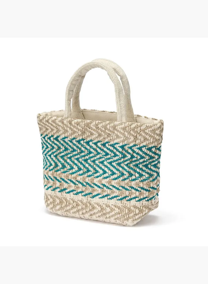 Indian Handwoven Mini Tote Bag
