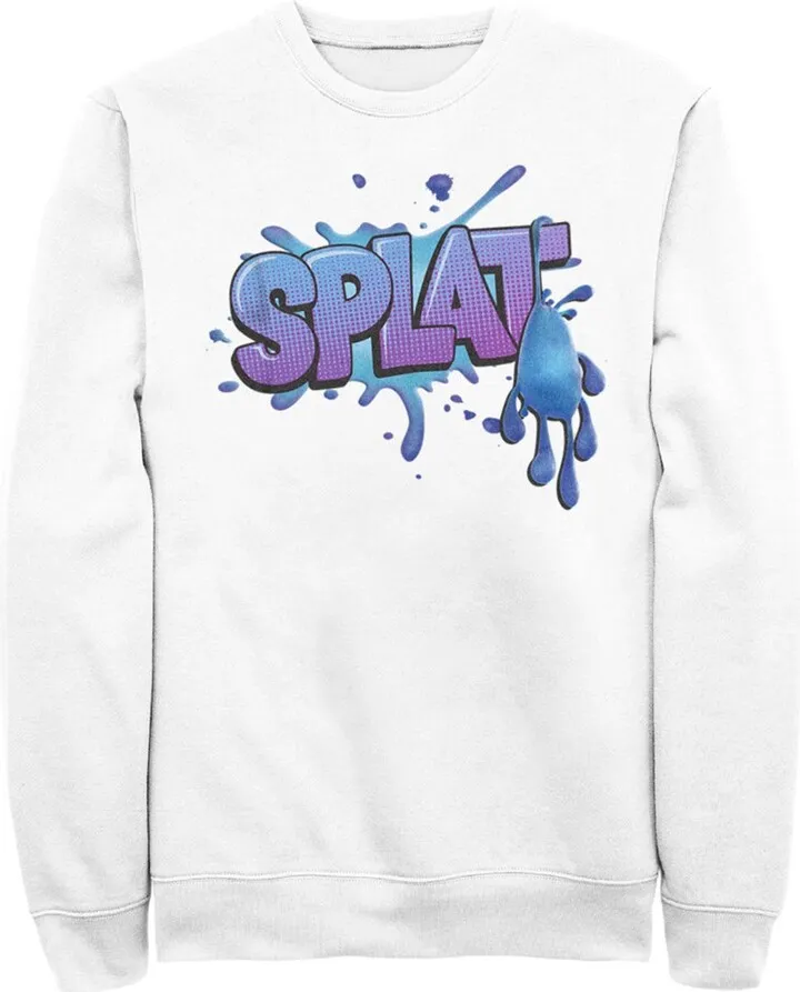 Men's Disney Strange World Splat Logo Sweatshirt - White - 2X Large
