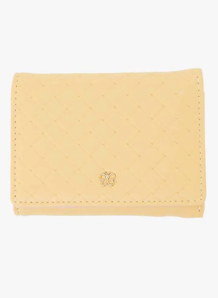 Bi Fold Pu Casual Womens Square Wallet