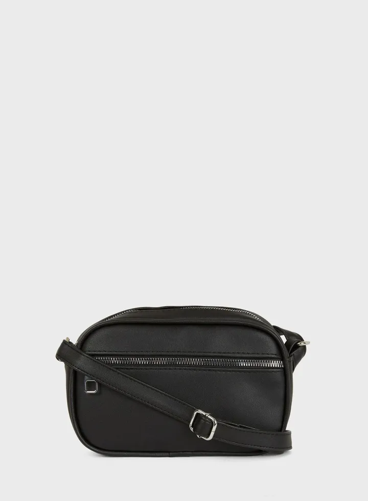 Zip Over Crossbody Bag