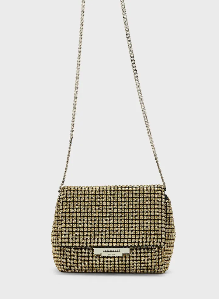 Gliters Crystal Mini Crossbody Bag