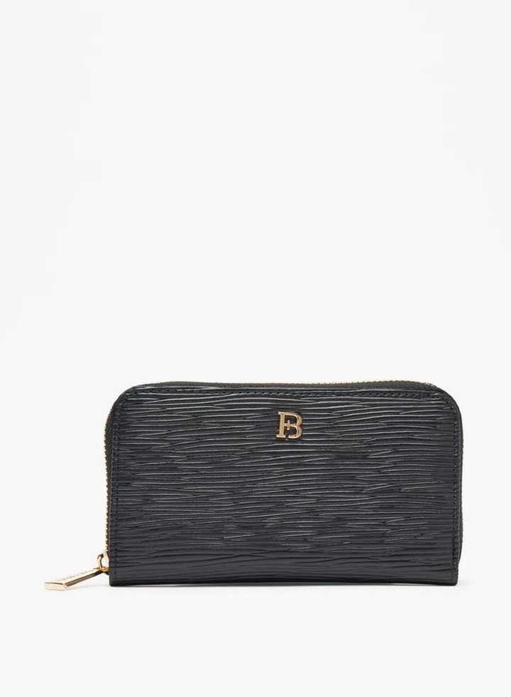 Women's Textured Zip Around Wallet
