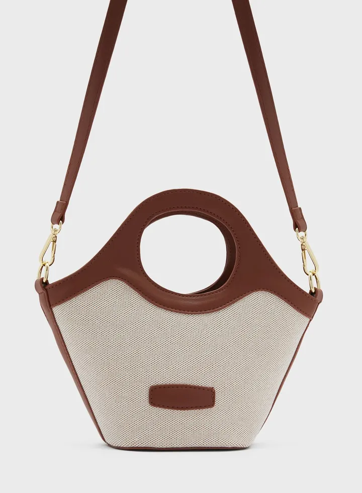 Canvas Bag With Crossbody Strap