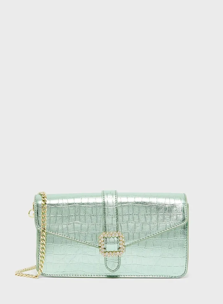 Chain Detailed Crossbody