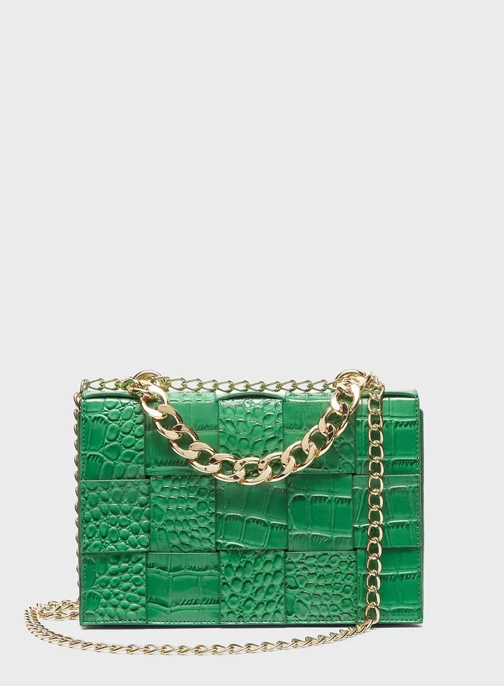 Chain Detailed Crossbody