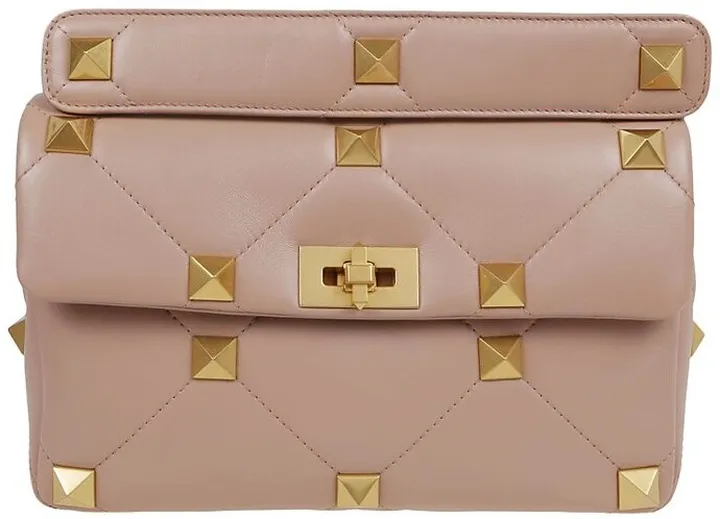 Valentino Garavani Roman Stud Quilted Crossbody Bag