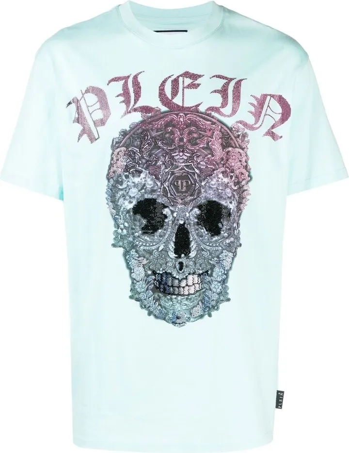 skull-embellished T-shirt