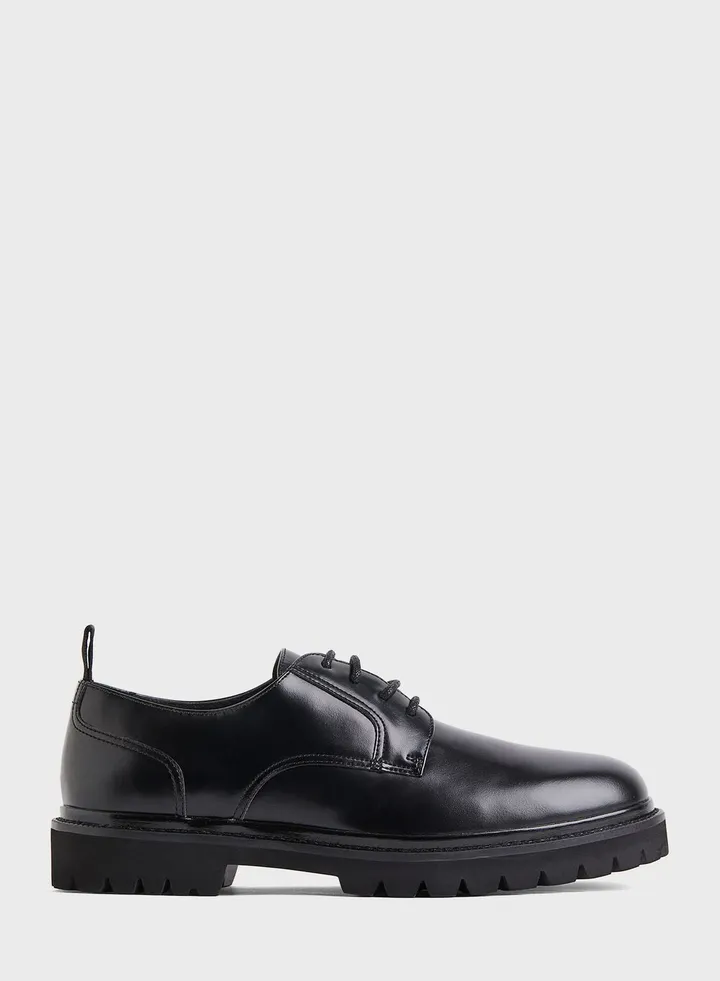 Chunky Derby Lace Up Shoes
