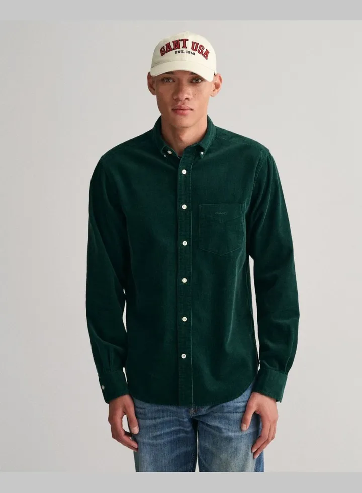 Regular Fit Corduroy Shirt