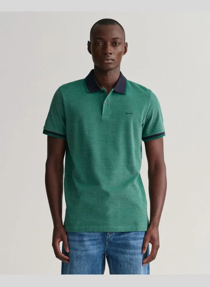 Gant 4-Color Oxford Pique Polo Shirt