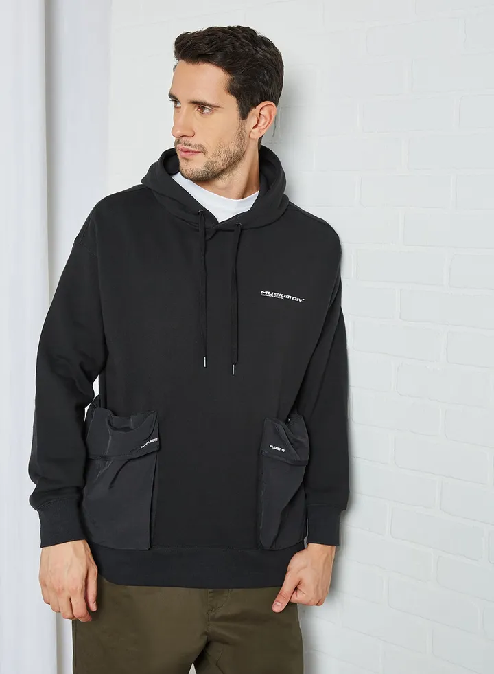 Dual Cargo Pocket Hoodie