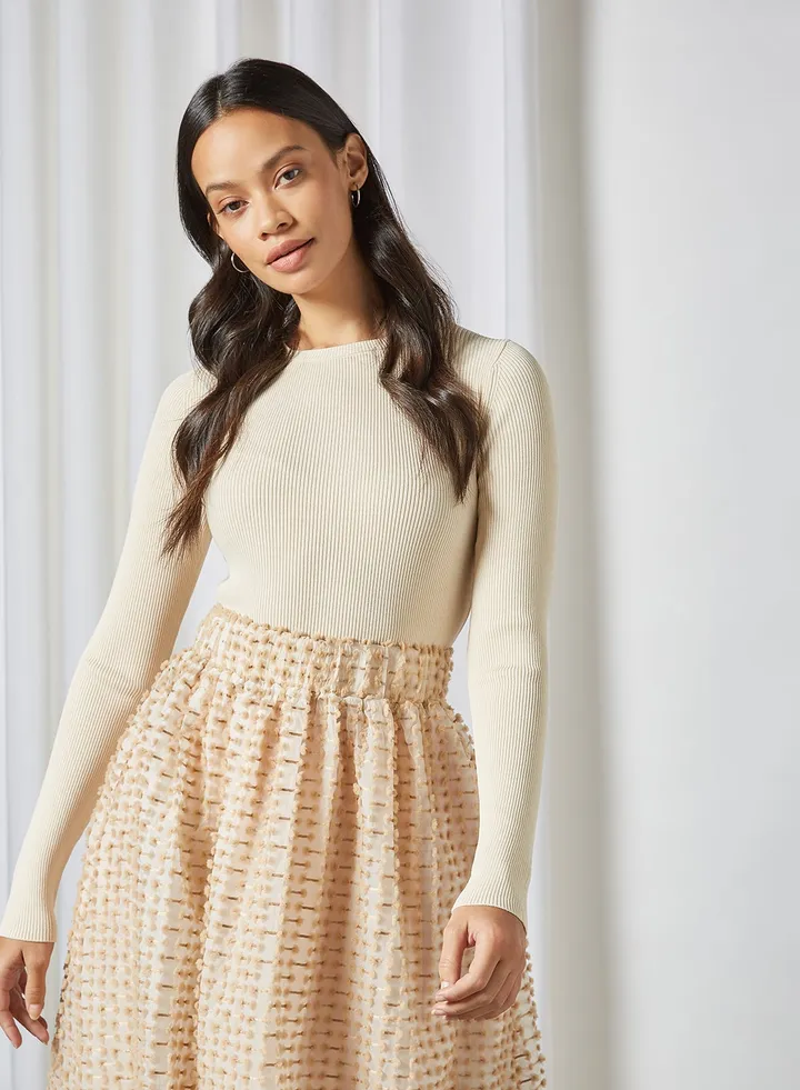 Wide Neck Sweater