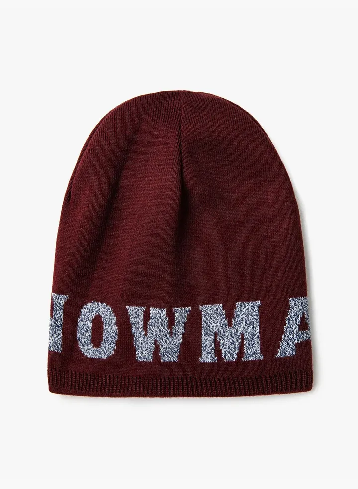 Letter Printed Beanie