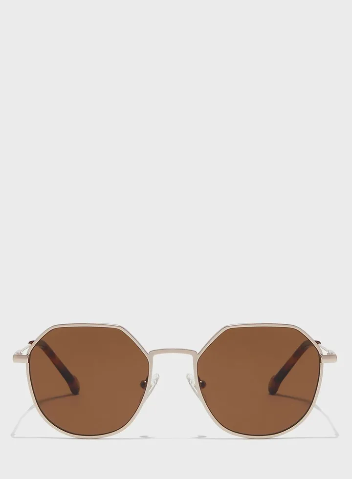 Turn Up Round Sunglasses