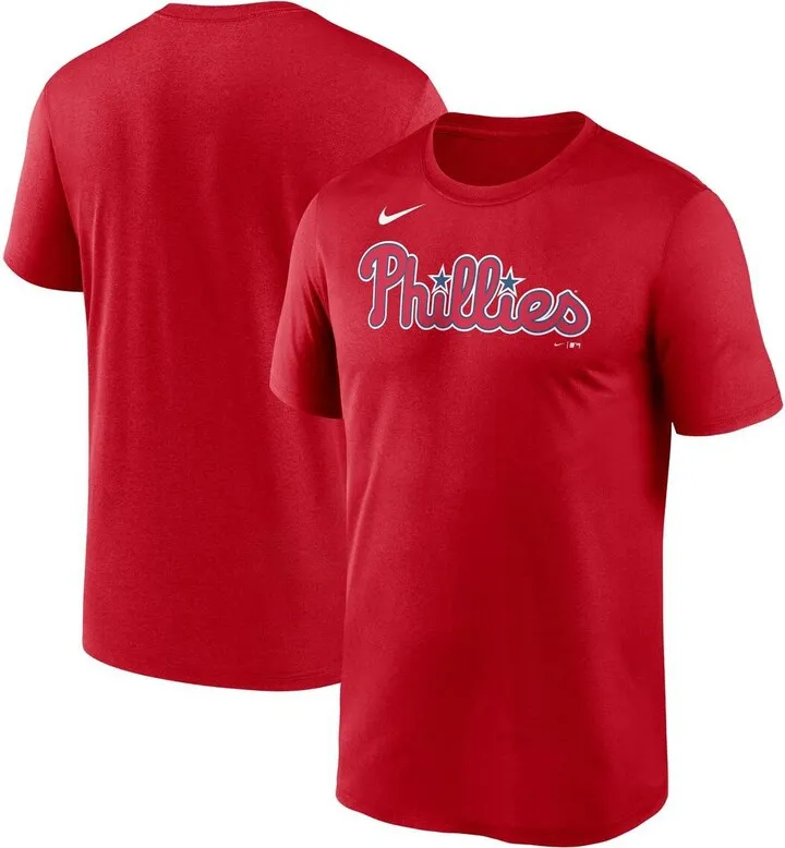 Men's Nike Red Philadelphia Phillies New Legend Wordmark T-shirt