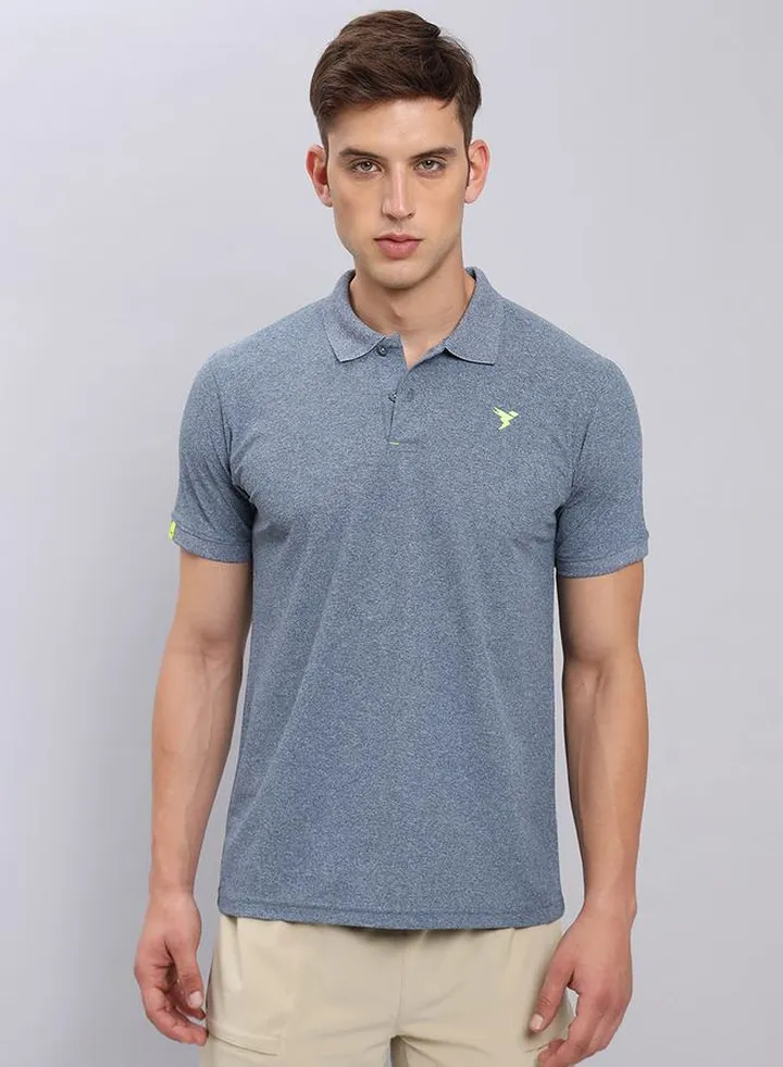 Melange Pique Regular Fit Polo