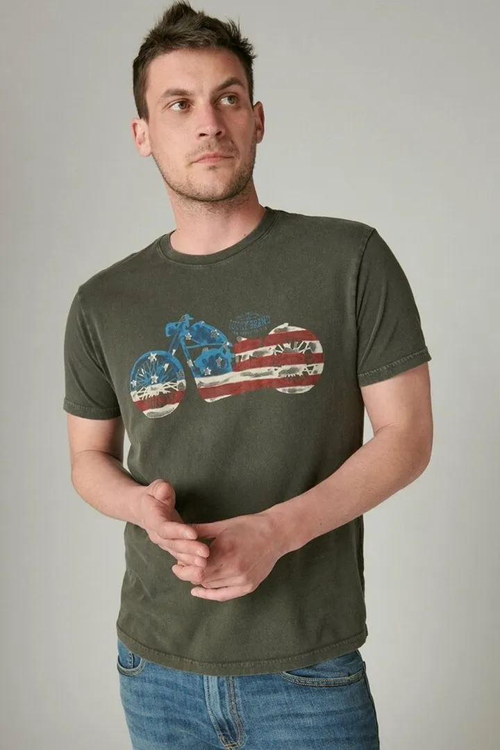 Flag Bike Tee