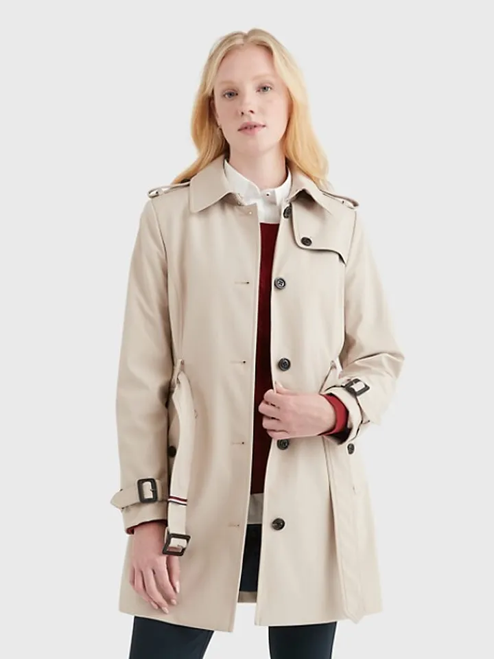 Belted Single Breasted Trench