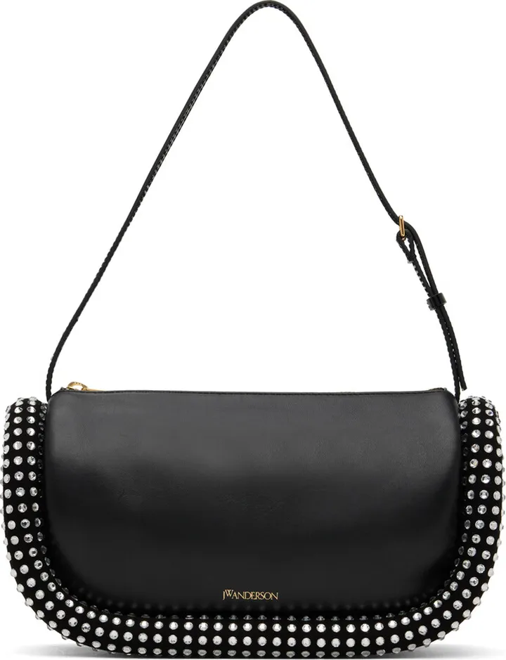 JW Anderson Black Crystal Bumper Bag