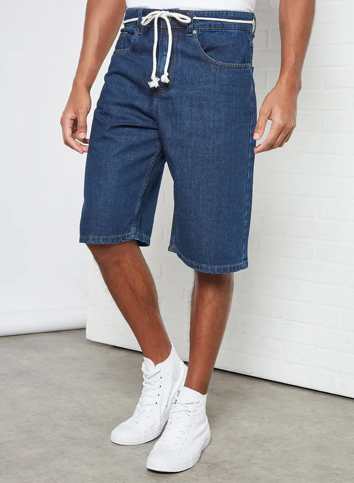 Boxy Denim Shorts
