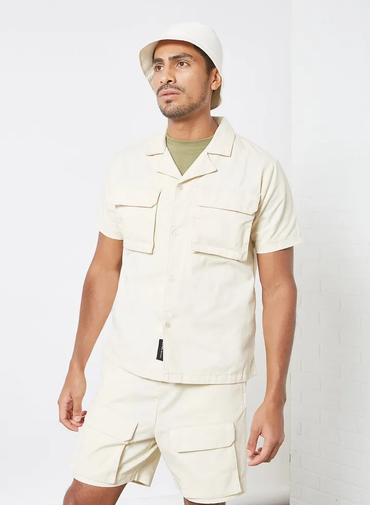 3D Pocket Detail Shirt