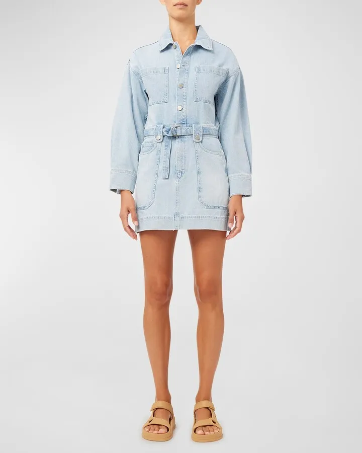 Colette Mini Denim Shirtdress
